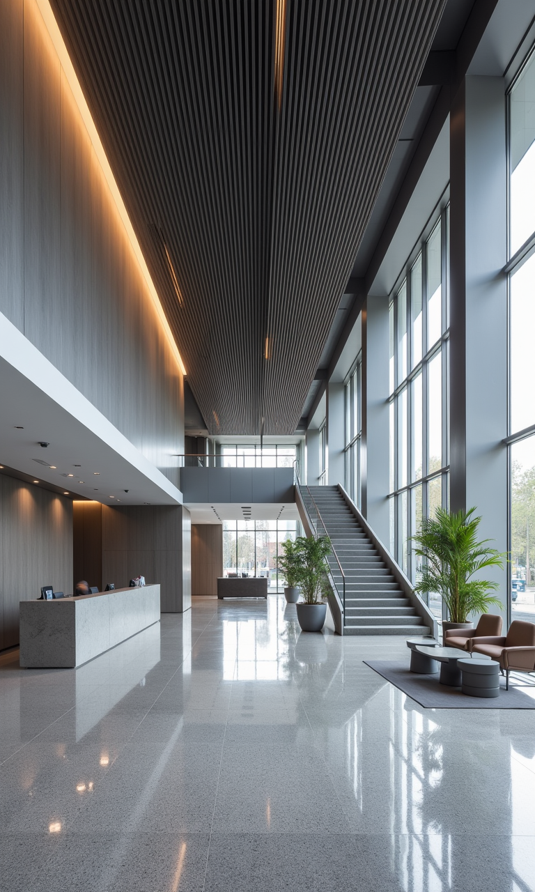 ?讓辦公室煥新效率翻倍——預制水磨石助力高效辦公空間升級